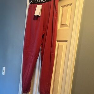 Nike Kids Pro $45 Maroon Joggers